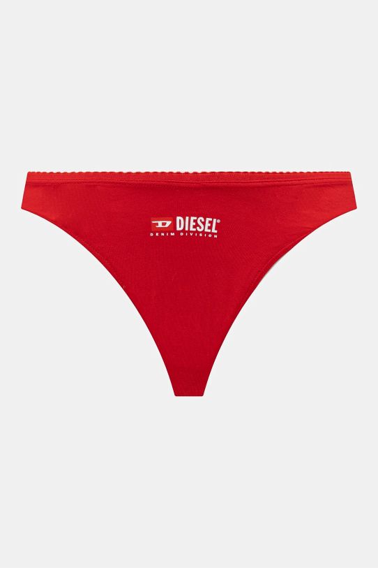 Oblačila Tangice Diesel PUNCHY-D-CORE-3PACK UNDERPANTS 3-pack A17515.0WHAV rdeča