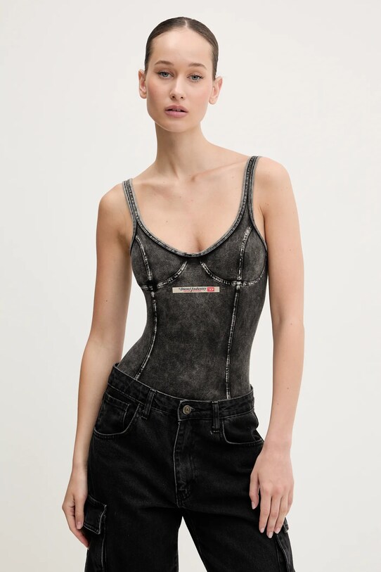 Diesel body CAMI-DNM UW Body elasztánnal szürke A17542.0SHAN