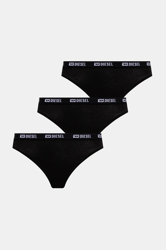 Tanga Diesel STARS-D-BOX-3PACK UNDERPANTS 3-pack potisk černá A17631.0CEBZ