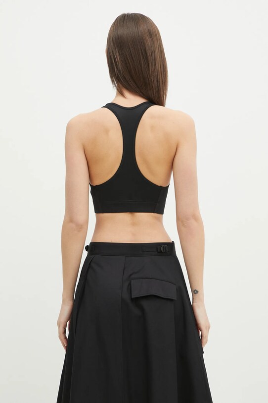 Odzież VETEMENTS biustonosz sportowy Oval Logo WA66TO210B czarny