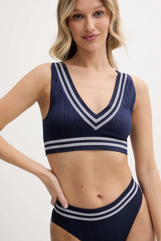 Grudnjak Lauren Ralph Lauren mornarsko plava 4L0189