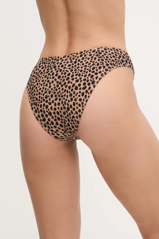 Plavkové kalhotky MICHAEL Michael Kors MM54110 hnědá SS25