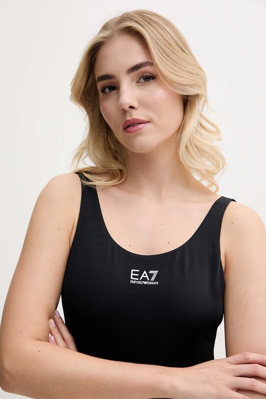 Цял бански EA7 Emporio Armani AF12599.7W000321 черен