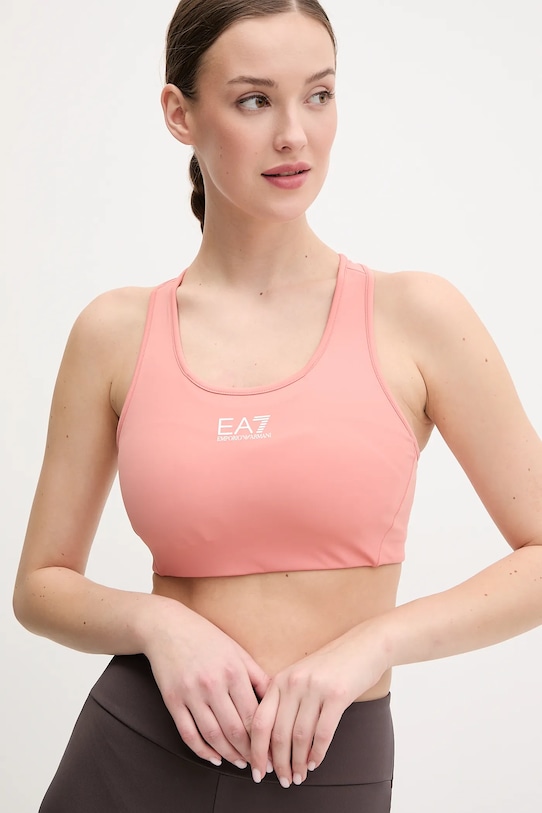 EA7 Emporio Armani reggiseno sportivo arancione AF12625.7W000231