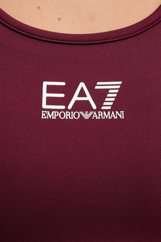 EA7 Emporio Armani biustonosz sportowy AF12625.7W000231 bordowy