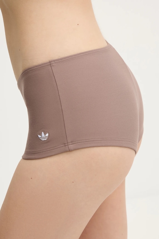 Μαγιό adidas Originals Essential JD0899 καφέ SS25