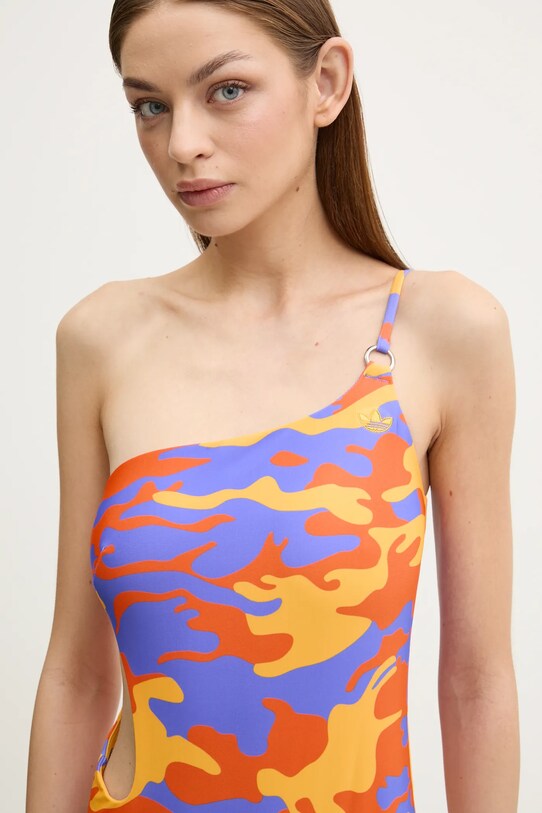 Слитный купальник adidas Originals STR SWIMSUIT фиолетовой JD4263