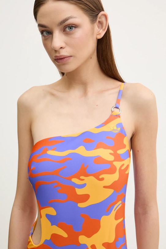 Ολόσωμο μαγιό adidas Originals STR SWIMSUIT μωβ JD4263