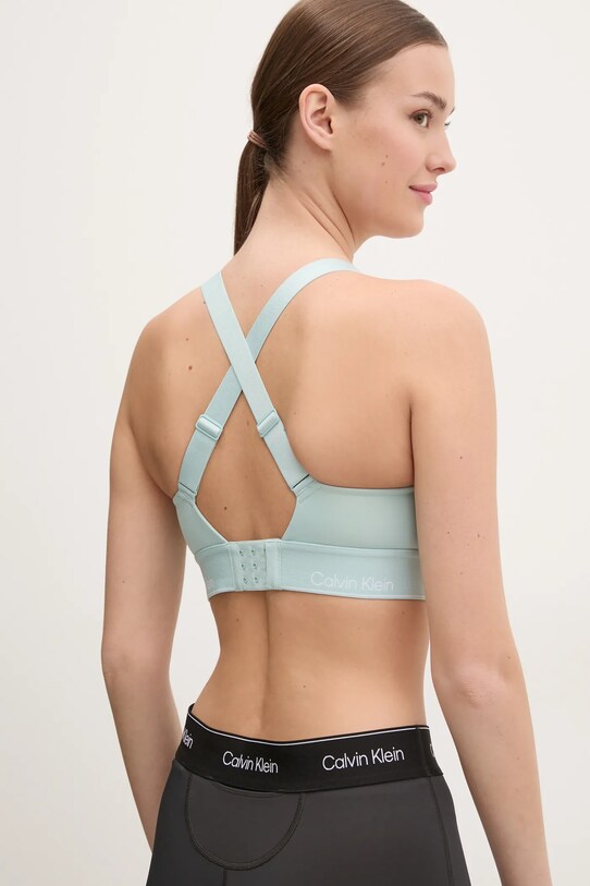 Îmbrăcăminte Calvin Klein Performance sutien sport LVGWS5K137 turcoaz