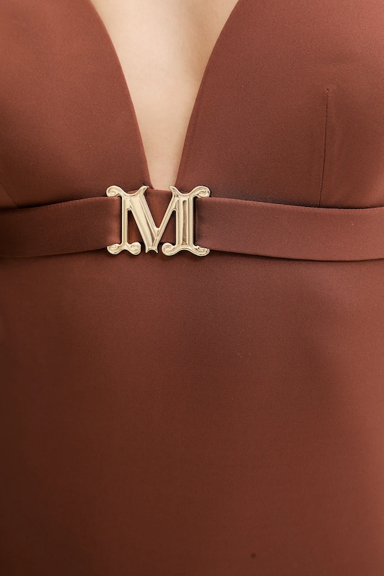 Суцільний купальник Max Mara Beachwear коричневий 2516831039600