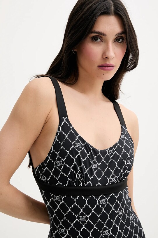 Odzież Max Mara Beachwear jednoczęściowy strój kąpielowy 2516831179600 czarny