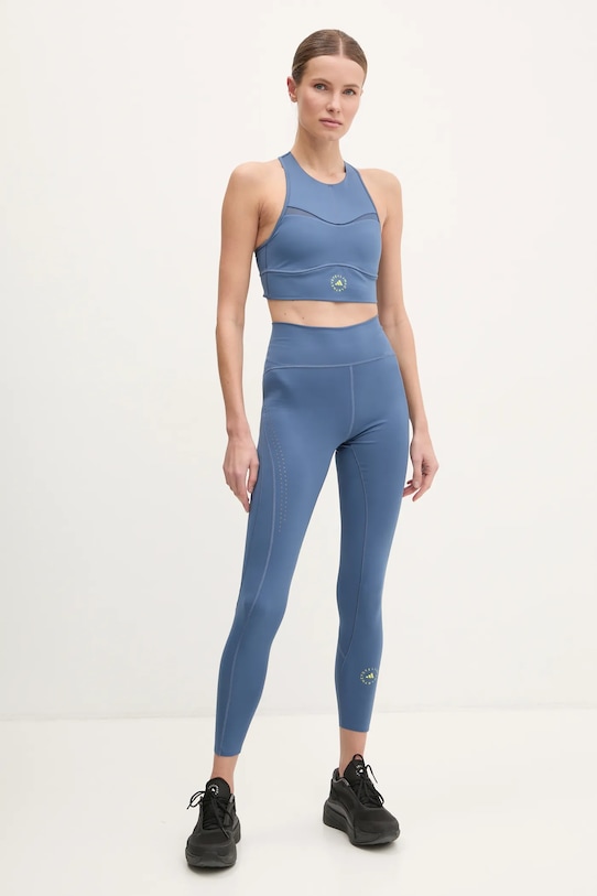 Športová podprsenka adidas by Stella McCartney TruePurpose JJ0119 modrá SS25