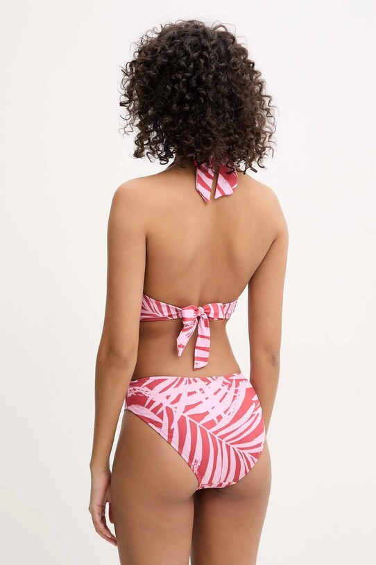 Pepe Jeans egyrészes fürdőruha LEAF KNOT SWIMSUIT PLB10550 rózsaszín SS25