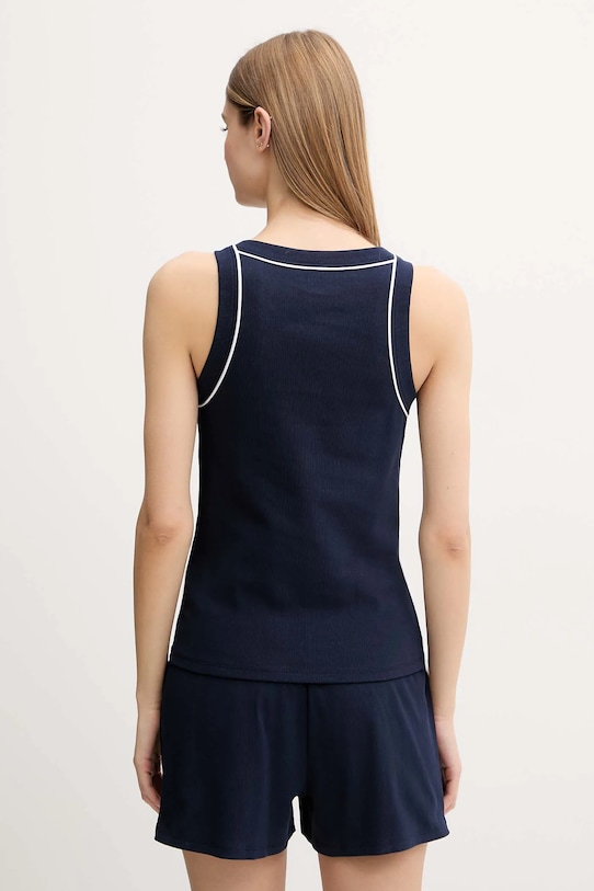 Pyžamo Lacoste 4F8400 tmavomodrá SS25