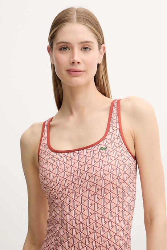 Ruházat Lacoste egyrészes fürdőruha MF9608 narancssárga