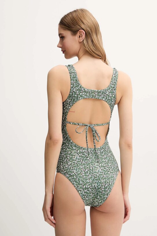 Lacoste egyrészes fürdőruha MF9608 zöld SS25