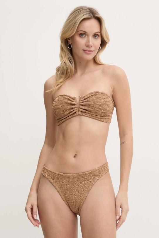 PARAMIDONNA costum de baie din două piese moale maro SS24FRCM