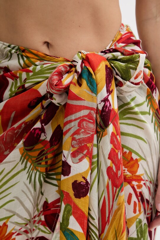 Pareo Desigual TROPICAL FALD narančasta 25SAWA05