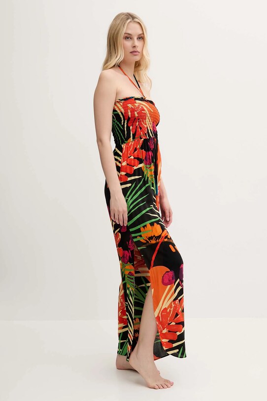 Desigual combinezon plajă BAHAMAS JAMPSUIT 25SWMW03 negru SS25
