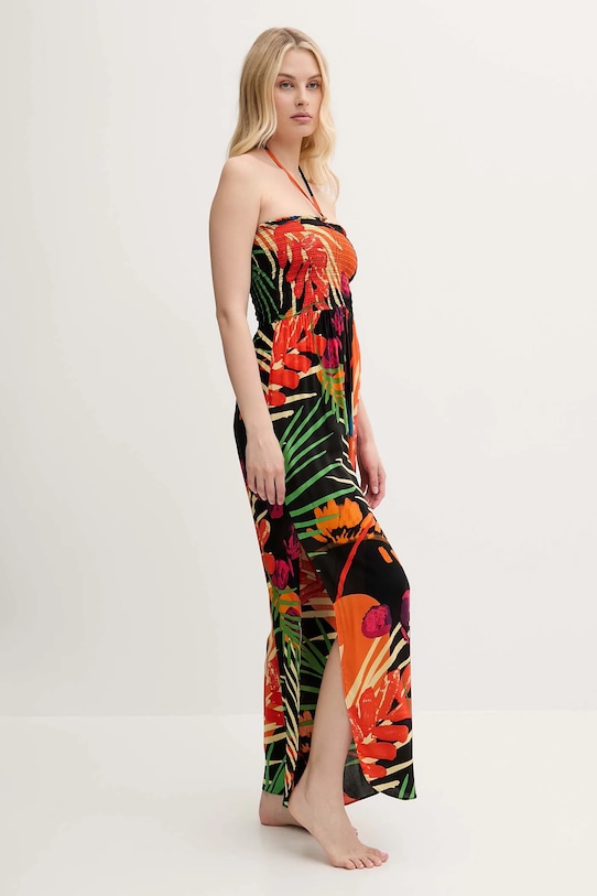 Desigual combinezon plajă BAHAMAS JAMPSUIT 25SWMW03 negru SS25