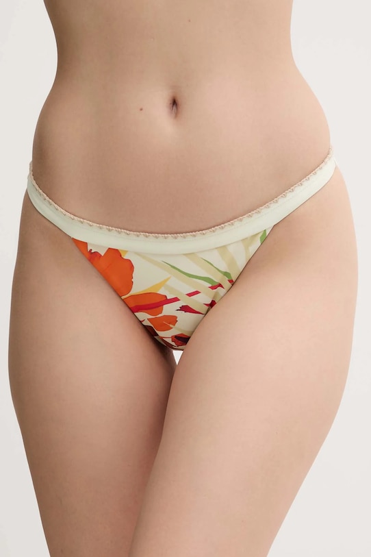 Μαγιό σλιπ μπικίνι Desigual BELICE BOTTOM κάτω μέρος μπεζ 25SWMK06