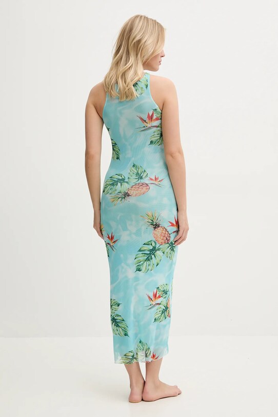 Desigual rochie de plaja LA HABANA D 25SWMK14 turcoaz SS25