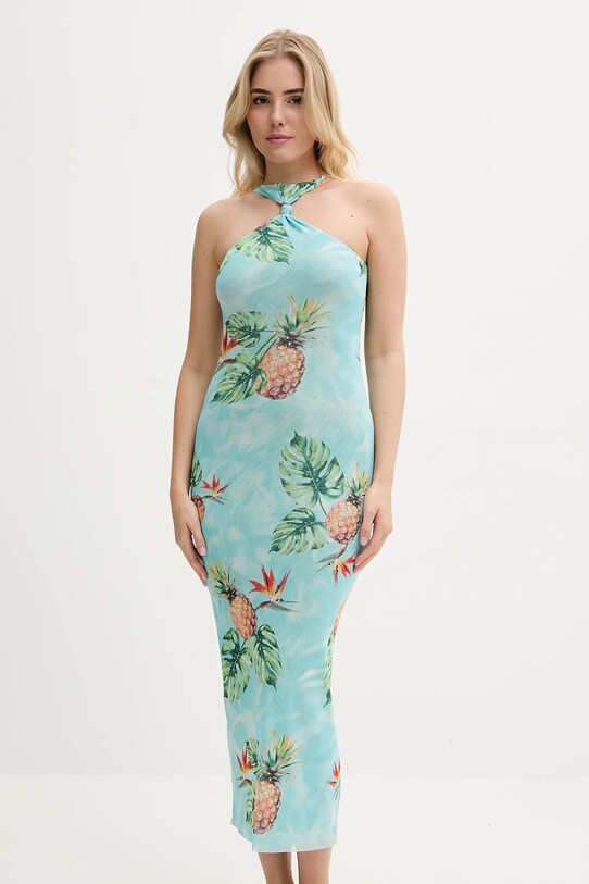 Îmbrăcăminte Desigual rochie de plaja LA HABANA D 25SWMK14 turcoaz