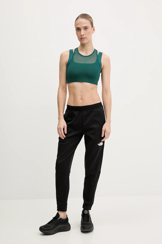 The North Face biustonosz sportowy Refina NF0A891K6GI1 zielony SS25