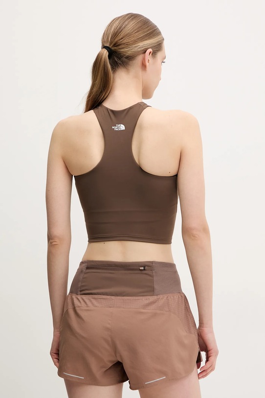 Odzież The North Face biustonosz sportowy Refina NF0A896A1OI1 brązowy