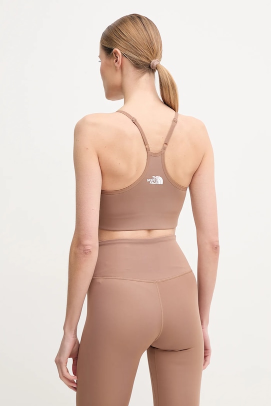 Oblečení Sportovní podprsenka The North Face Flex NF0A8BRU6IH1 hnědá