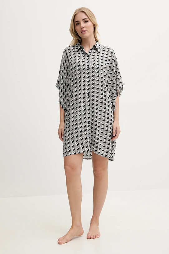 Ogrtač za plažu HUGO crna 50515787