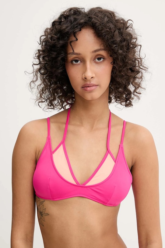 HUGO sutien de baie usor rigidizat roz 50540304