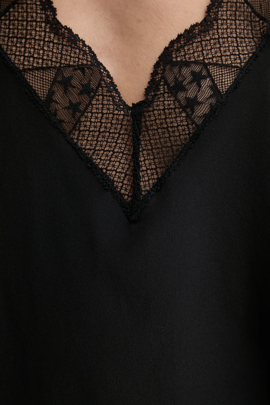 Hedvábný top ZADIG&VOLTAIRE WWCR00014.19W.001 černá