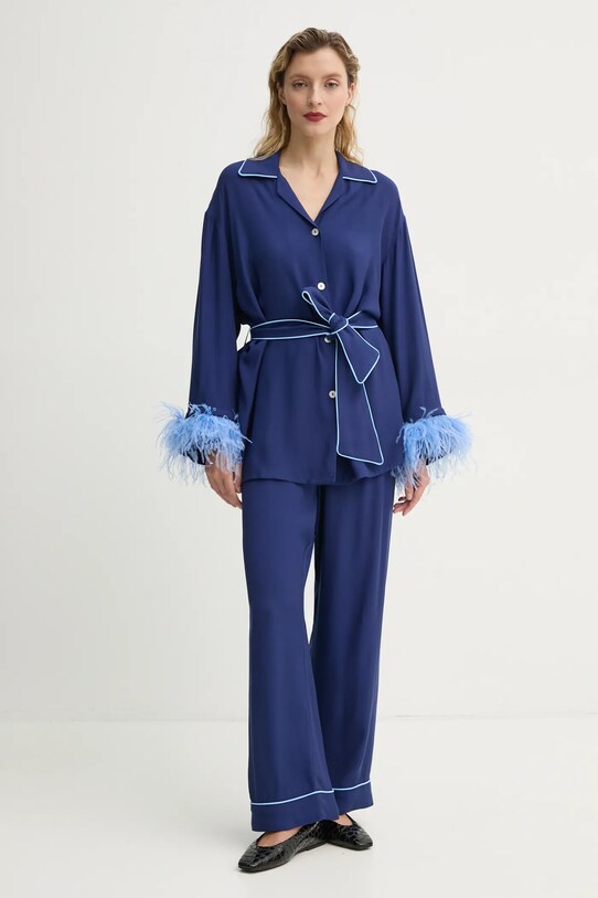 The Sleeper pijama uni bleumarin MCSP03P004F