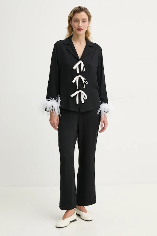 The Sleeper pijama set negru BWSP02P002F