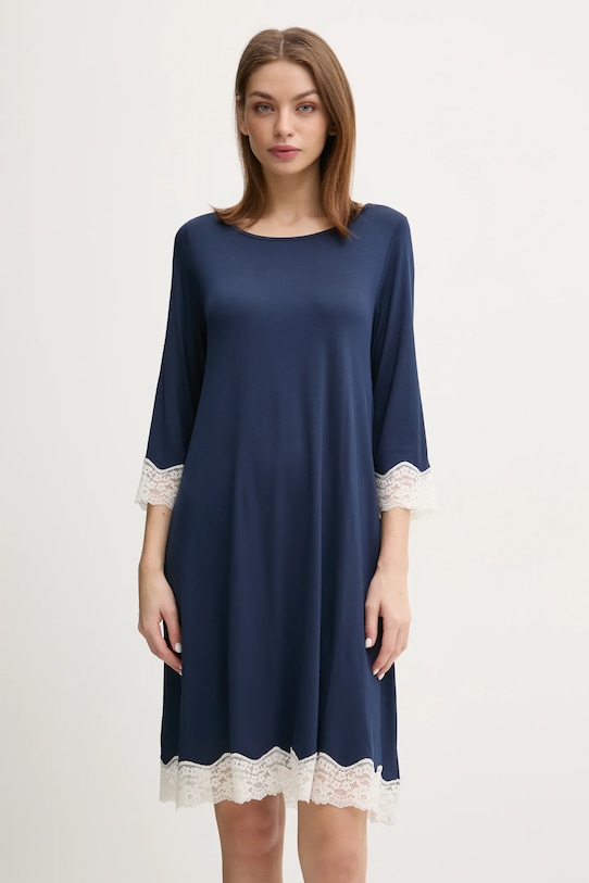 United Colors of Benetton camasa de noapte camasa de noapte bleumarin 3Z123C01F