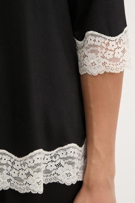 Піжамний лонгслів United Colors of Benetton чорний 3Z123M07E