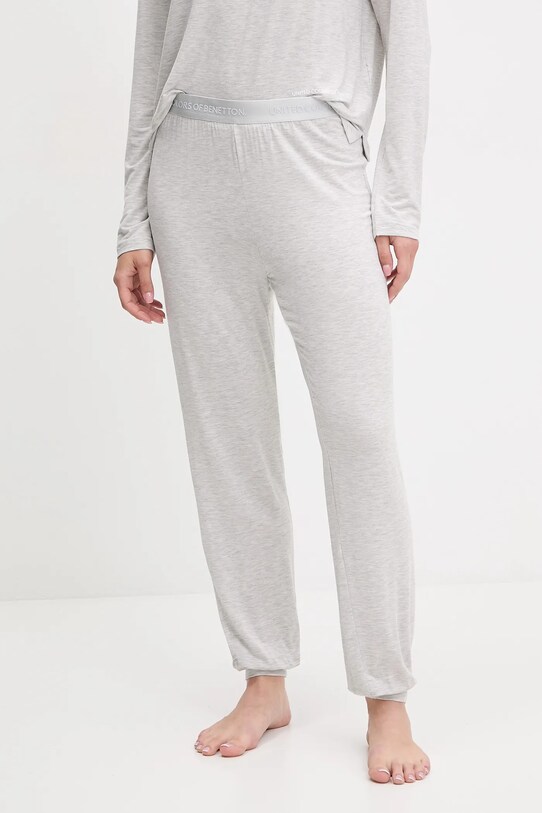 Pyžamové kalhoty United Colors of Benetton směs šedá 36MX3F047