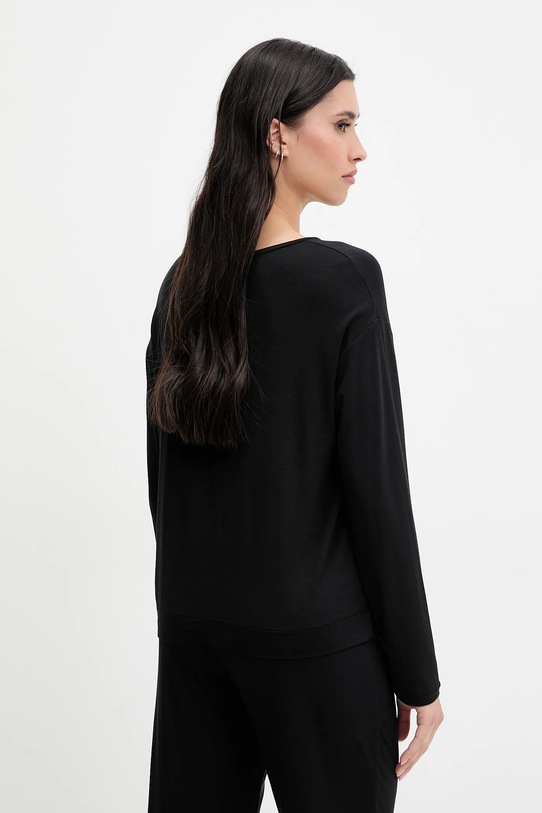 Îmbrăcăminte United Colors of Benetton longsleeve de pijama 36MX3M07B negru