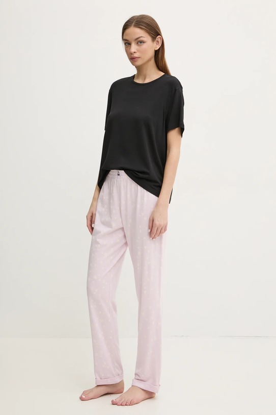 Піжамні штани United Colors of Benetton 3Y0Z3F04J рожевий SS25
