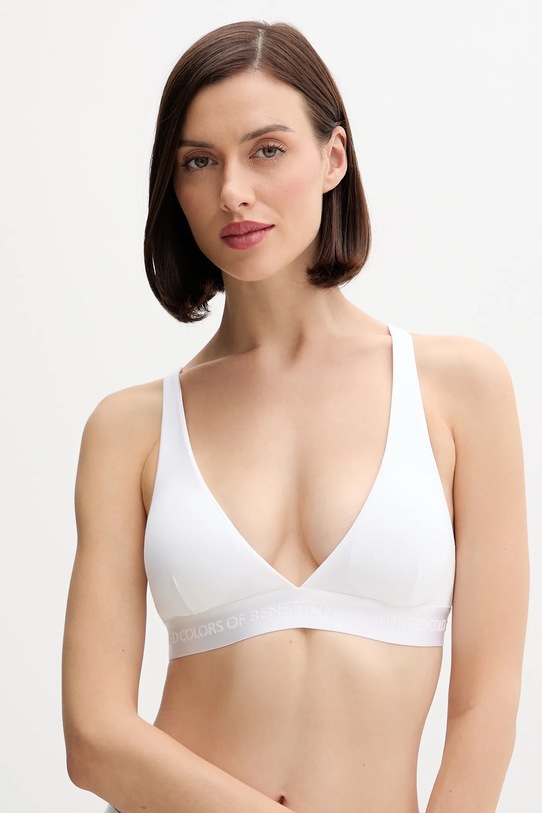 United Colors of Benetton biustonosz 3OP81R01F biały AW25