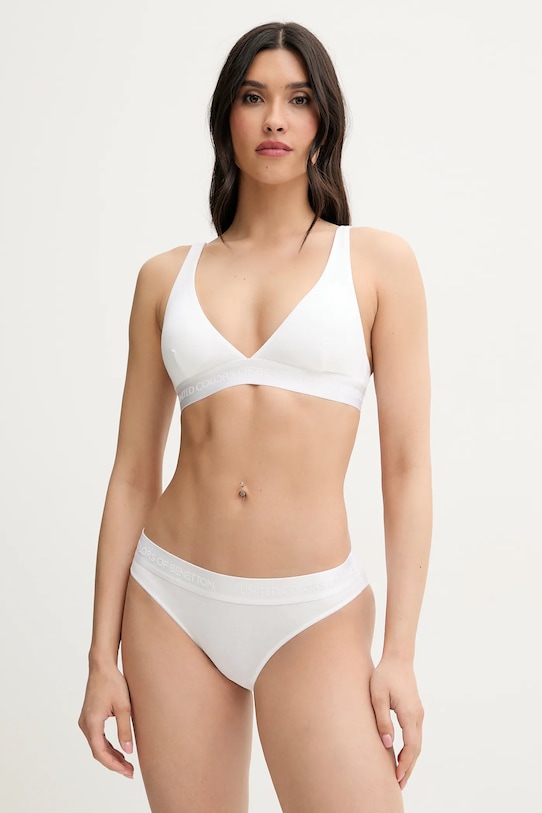 Grudnjak United Colors of Benetton 3OP81R01F bijela AW25