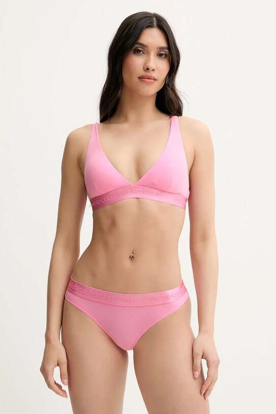 Бюстгальтер United Colors of Benetton 3OP81R01F рожевий AW25