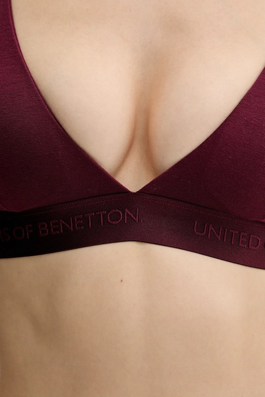 United Colors of Benetton biustonosz bordowy 3OP81R01F