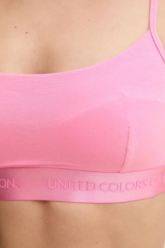 United Colors of Benetton sutien 3OP81R01G roz