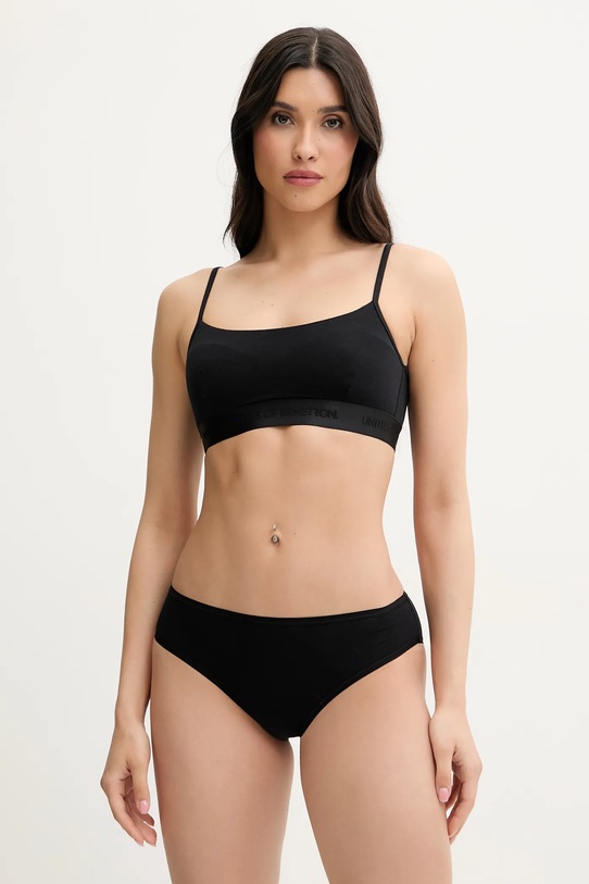 Podprsenka United Colors of Benetton 3OP81R01G čierna SS25