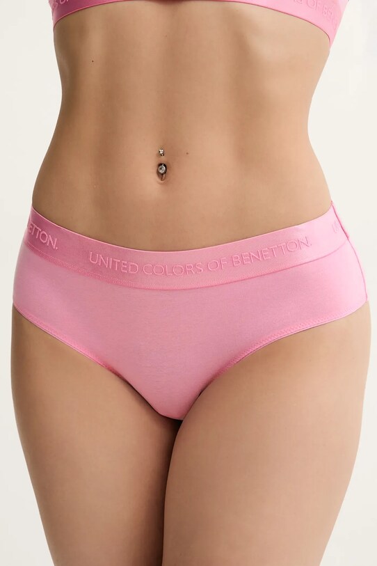 United Colors of Benetton chiloți figi roz 3OP81S01L