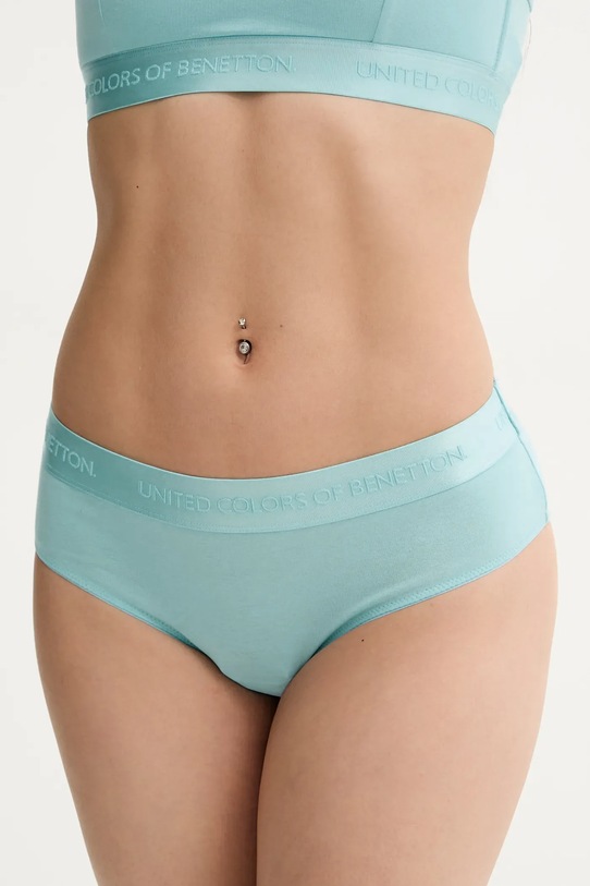 Nohavičky United Colors of Benetton nohavičky modrá 3OP81S01L