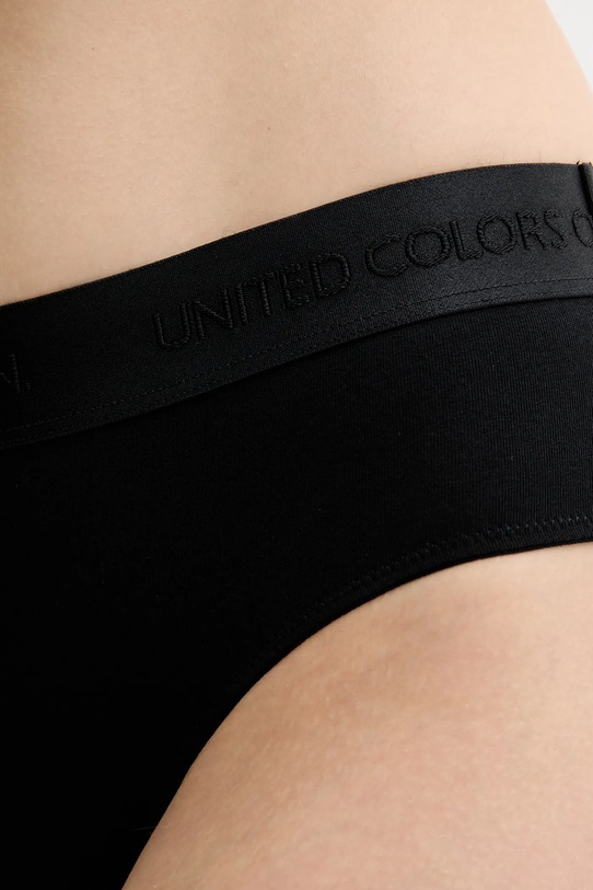 Odzież United Colors of Benetton figi 3OP81S01L czarny