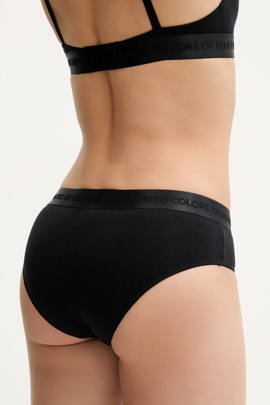 United Colors of Benetton bugyi 3OP81S01L fekete SS25